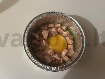 Keptas kiaušinis pusryčiams Žingsnis 6