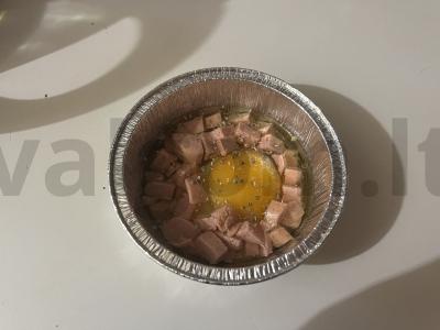 Keptas kiaušinis pusryčiams Žingsnis 7