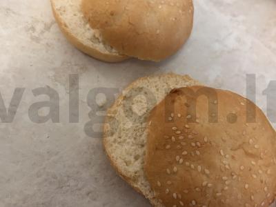 Namų „Hamburgeriai“ su vištienos kotletu Žingsnis 1