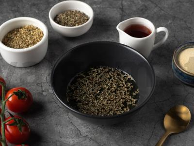 Paprastas itališkas salotas su alyvuogėmis Žingsnis 1