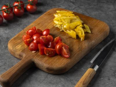 Paprastas itališkas salotas su alyvuogėmis Žingsnis 2