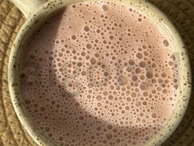 Greitas braškių sufletė iš rauginto pieno Žingsnis 1