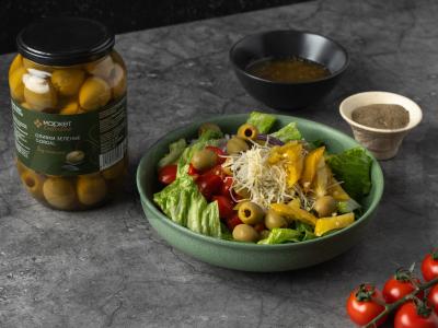 Paprastas itališkas salotas su alyvuogėmis Žingsnis 4