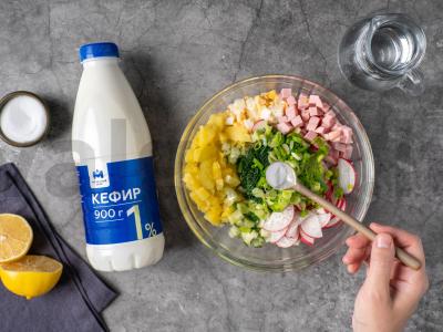 Okroška su kefyru Žingsnis 6