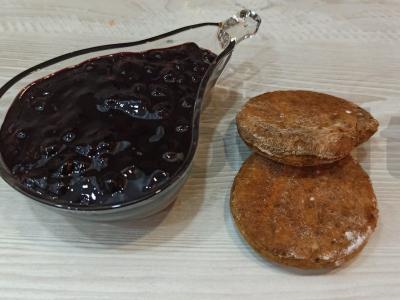 Mėlynių džemas pagrindine nuotrauka