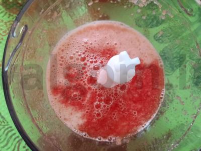 Blynai ant avižų pieno su arbūzu Žingsnis 2