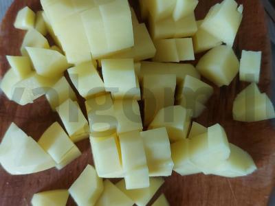 Greiti šaltibarščiai iš marinuotų kopūstų Žingsnis 4