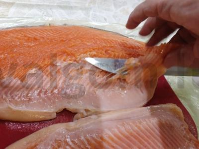 Šviežiai sūdyta upėtakis Žingsnis 3