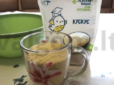 Kuskusas su kalakutiena ir prieskoniais Žingsnis 6