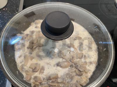 Spagettini su grybais ir grietinėle Žingsnis 9