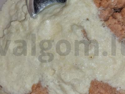 Lašišų faršas frittatams Žingsnis 3