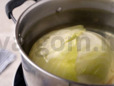 Daržovių balandėliai Žingsnis 1