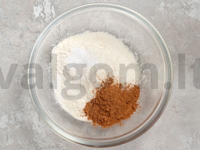 Paprasti šokoladiniai sausainiai Žingsnis 3