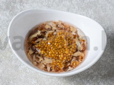 Salotas su graikiniais riešutais ir vynuogėmis Žingsnis 3