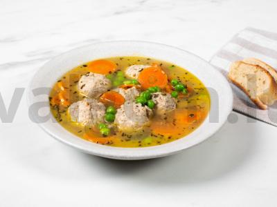 Vištienos kukulių sriuba pagrindine nuotrauka