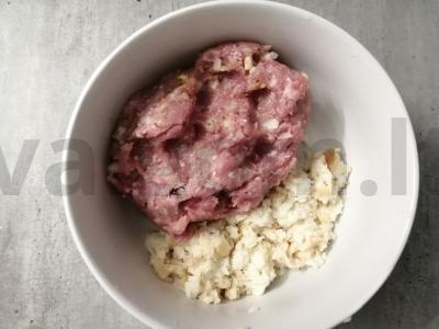 Mėsos lizdai su bulvių koše Žingsnis 5