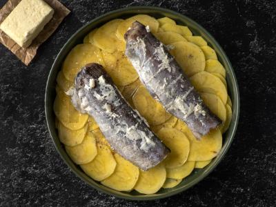 Menkių filė su čili-pesto Žingsnis 3