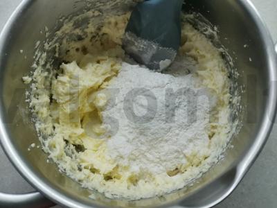 Kukurūzų sausainiai su abrikosų džemu Žingsnis 3