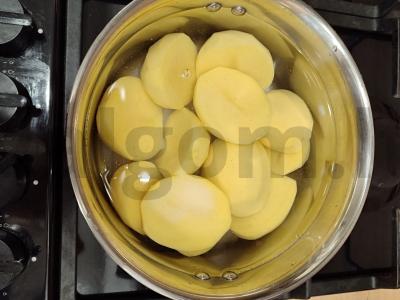 Kystybė su bulvių koše ir dešra Žingsnis 2