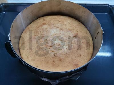 Citrininis tortas su varškės kremu Žingsnis 5