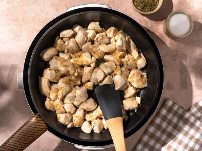 Vištiena cukinijų ikroje Žingsnis 3