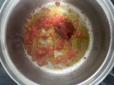 Pomidorų sriuba su orzo makaronais Žingsnis 2