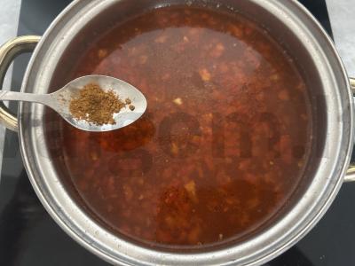 Pomidorų sriuba su orzo makaronais Žingsnis 3