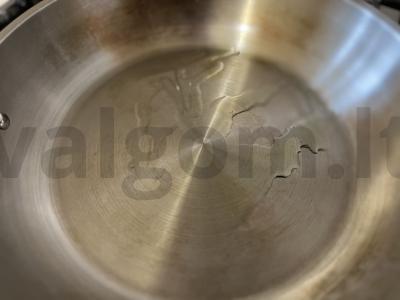 Oro kiaušinių ritinys su lydytu sūriu Žingsnis 6