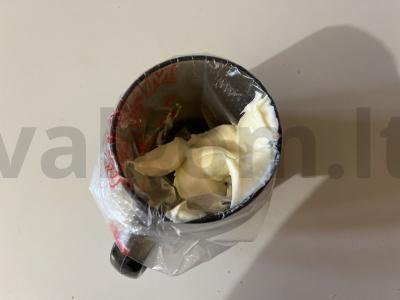 Oro kiaušinių ritinys su lydytu sūriu Žingsnis 10