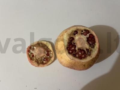 Natūralus granatų sultys Žingsnis 1