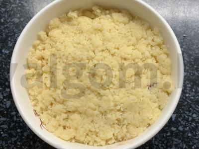 Braškinių kramblis prie arbatos Žingsnis 4