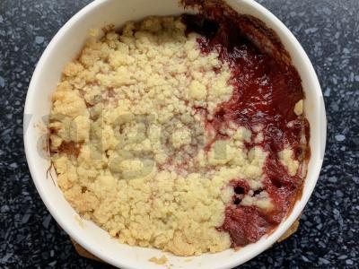 Braškinių kramblis prie arbatos Žingsnis 5