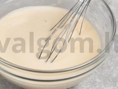 Blynai ant vandens su kiaušiniais Žingsnis 4