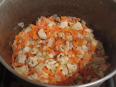 Birus vištienos plovas Žingsnis 4