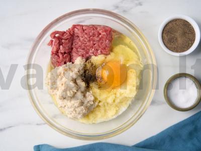 Kotletai su kiaušinių įdaru Žingsnis 5