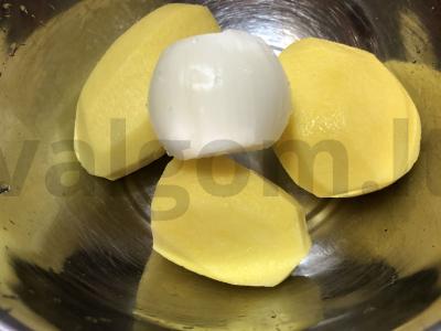 Sriuba su gnocchi Žingsnis 1