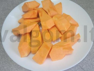 Kepti kiaulienos šonkauliai su moliūgu ir provanso žolelėmis Žingsnis 2