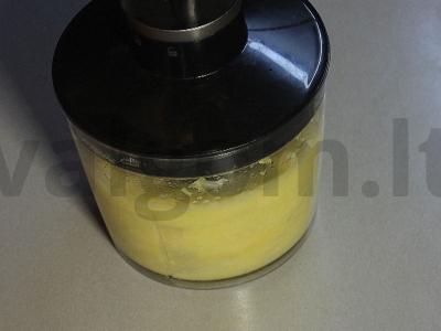 Salierų kokteilis su obuoliu, kivi ir apelsinu Žingsnis 3