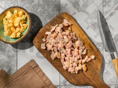 Sumuštiniai su rūkytomis vištienos krūtinėlėmis Žingsnis 2