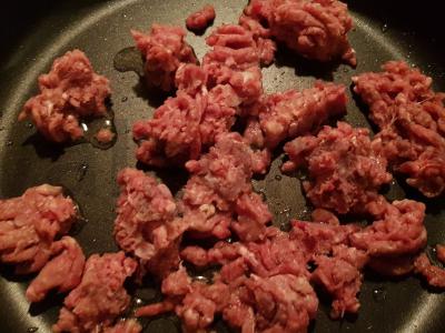 Bolognese makaronai su saldžiaisiais pipirais Žingsnis 1