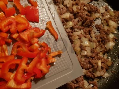 Bolognese makaronai su saldžiaisiais pipirais Žingsnis 5