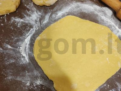 Medovikas su grietine ir kondensuotu pienu Žingsnis 6