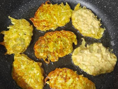 Cukinijų užkandžių blynai Žingsnis 5