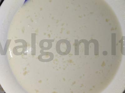 Ryžių miltų blynai su varškės įdaru Žingsnis 2