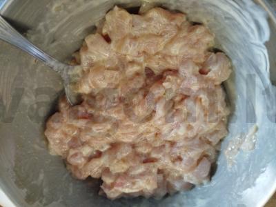 Vištienos kotletai „Smulkinti“ Žingsnis 6