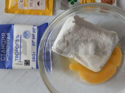 Varškės pusryčiai per 20 minučių Žingsnis 1