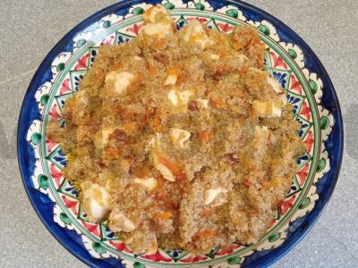 Kvinoja su vištienos krūtinėle Žingsnis 7