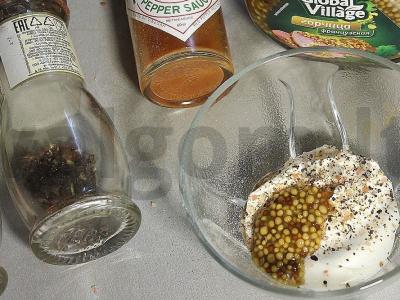 Bulviniai blynai su lašiša ir poštu kiaušiniu su padažu Žingsnis 3