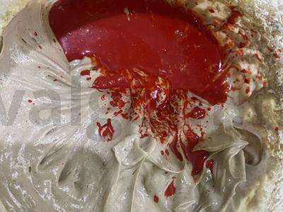 Biskvitas „Raudonas aksomas“ Žingsnis 9