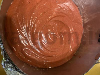 Biskvitas „Raudonas aksomas“ Žingsnis 12